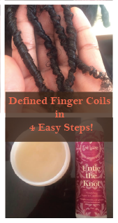 Defined Finger Coils in 4 Easy Steps!