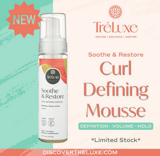 Say Hello to Our Soothe & Restore Curl Defining Mousse!